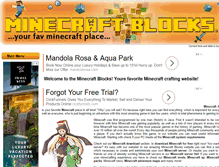 Tablet Screenshot of minecraft-blocks.net